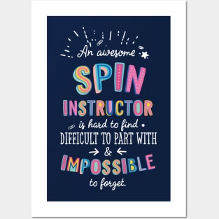 An awesome Spin Instructor Gift Idea - Impossible to Forget Quote Posters and Art